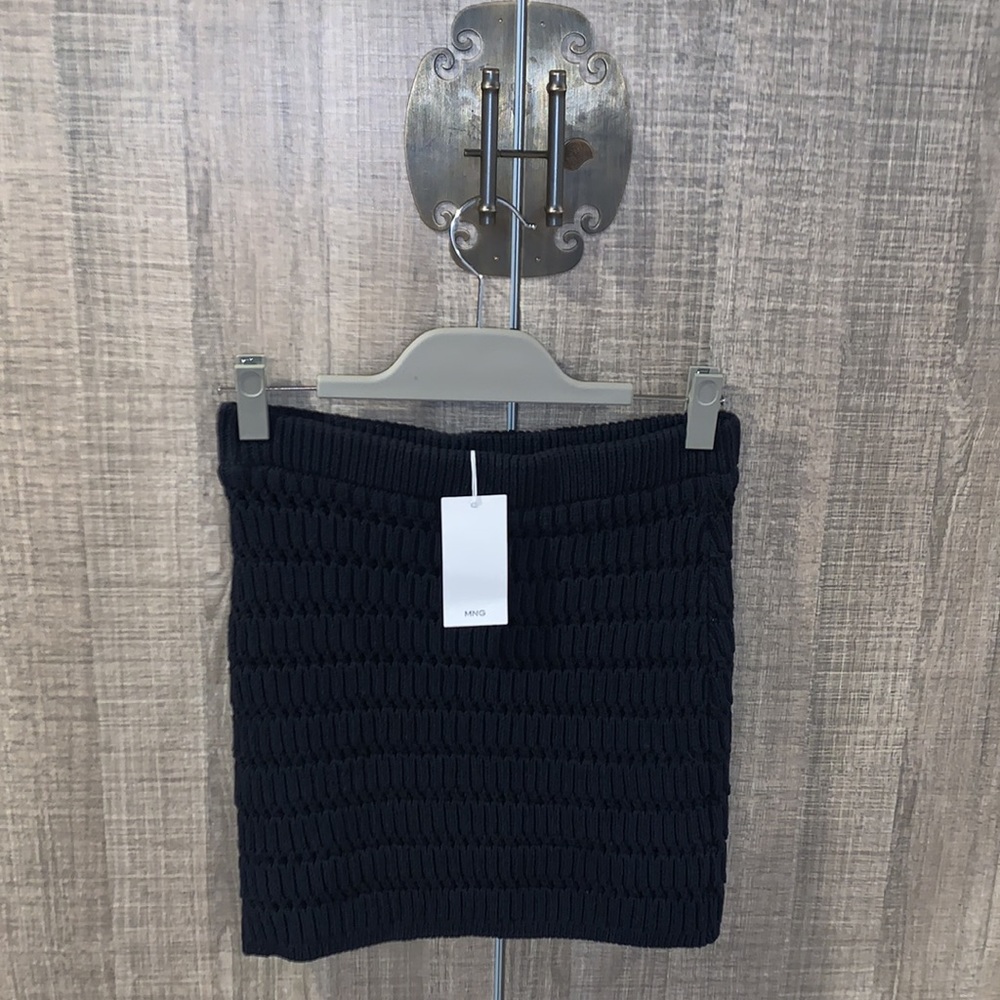 MANGO Knit Miniskirt